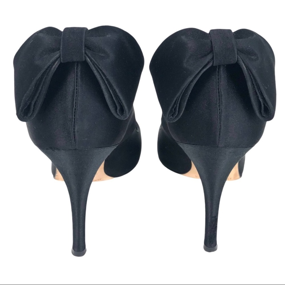 Michael Kors Black Satin Pointy Toe High Heel Pumps made in Italy - Picture 7 of 12